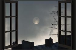 穿越时空的建筑奇观，土木双星伴月，建筑艺术的宇宙交响曲