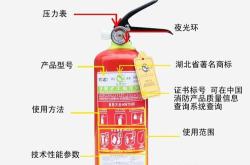 干粉灭火器型号mfz