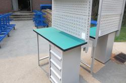 不锈钢双层工作台图片
