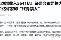 证监会重拳出击恒大地产与许家印的罚款风波深度解析