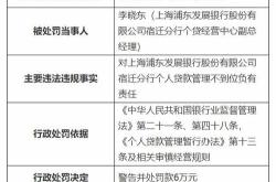 浦发银行杭州萧山支行被罚万元：违反账户管理规定违反清算管理规定